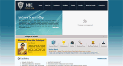 Desktop Screenshot of niecollege.com